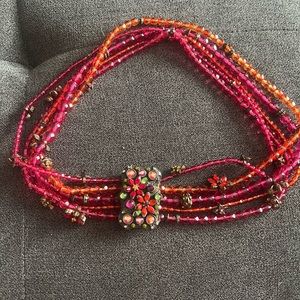 Gorgeous Sweet Romance 5 Strand Necklace